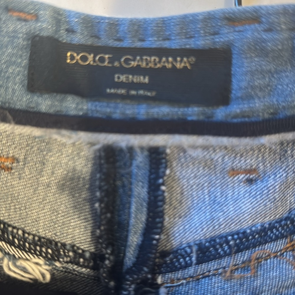 Dolce & Gabbana Denim - Patchwork Denim shorts size M - Picture 4 of 13